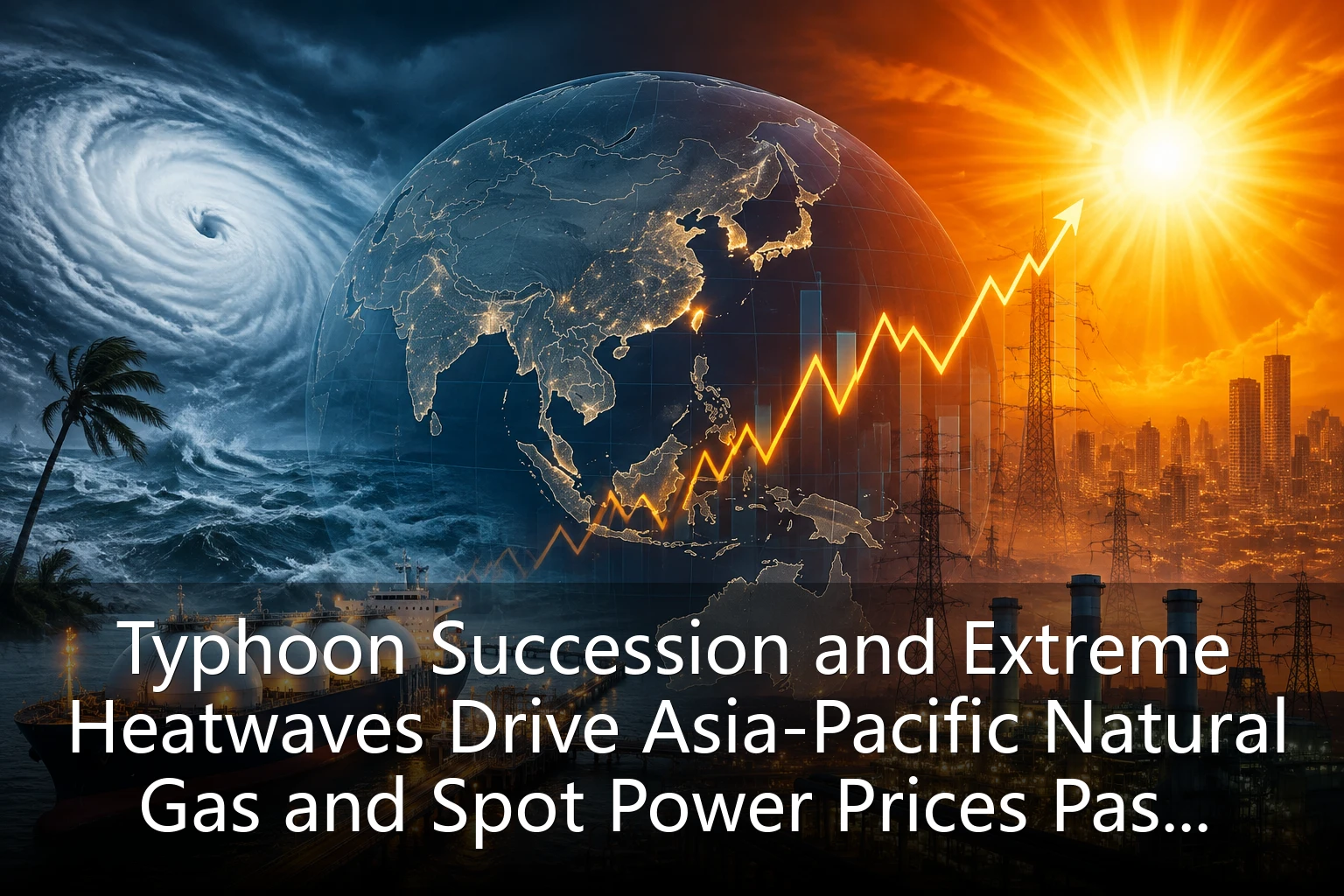 Typhoon Succession and Extreme Heatwaves Drive Asia-Pacific Natural Gas and Spot Power Prices Past Seasonal Highs
