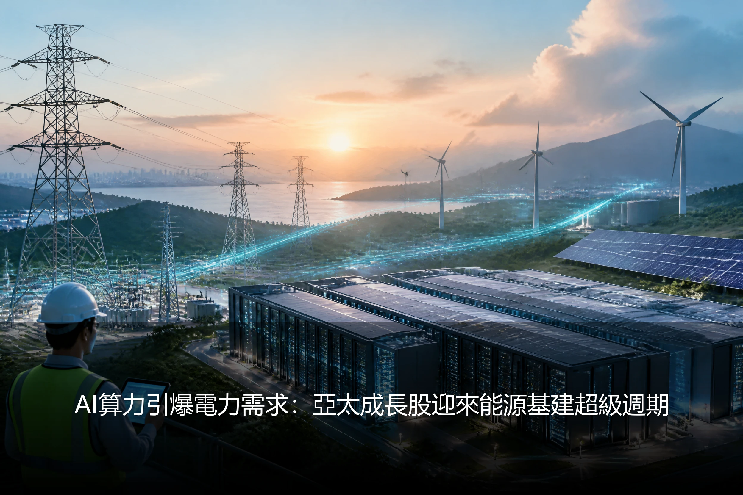 AI算力引爆電力需求：亞太成長股迎來能源基建超級週期