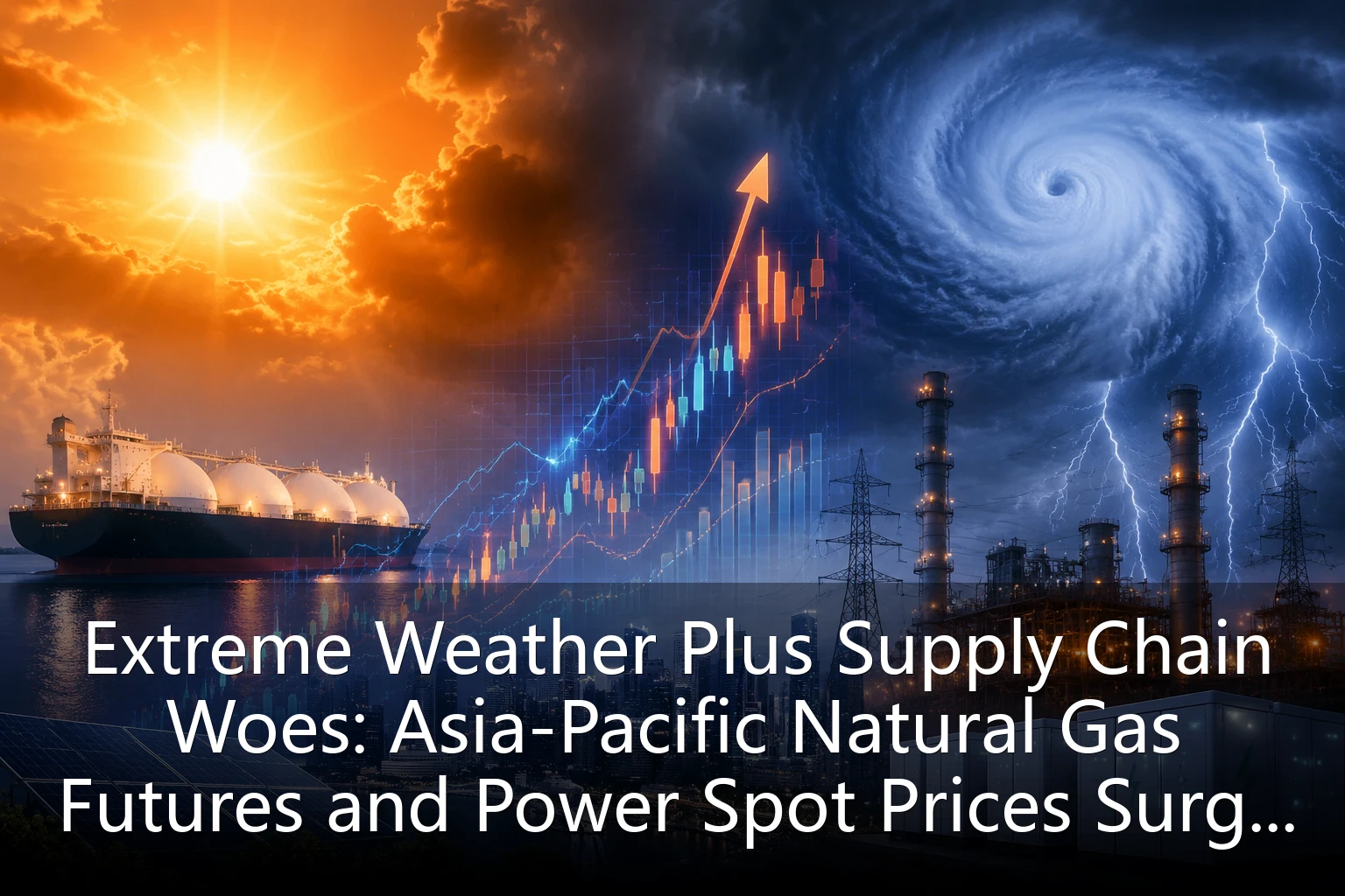 Extreme Weather Plus Supply Chain Woes: Asia-Pacific Natural Gas Futures and Power Spot Prices Surge in August, Turning Point for Energy Growth Stocks