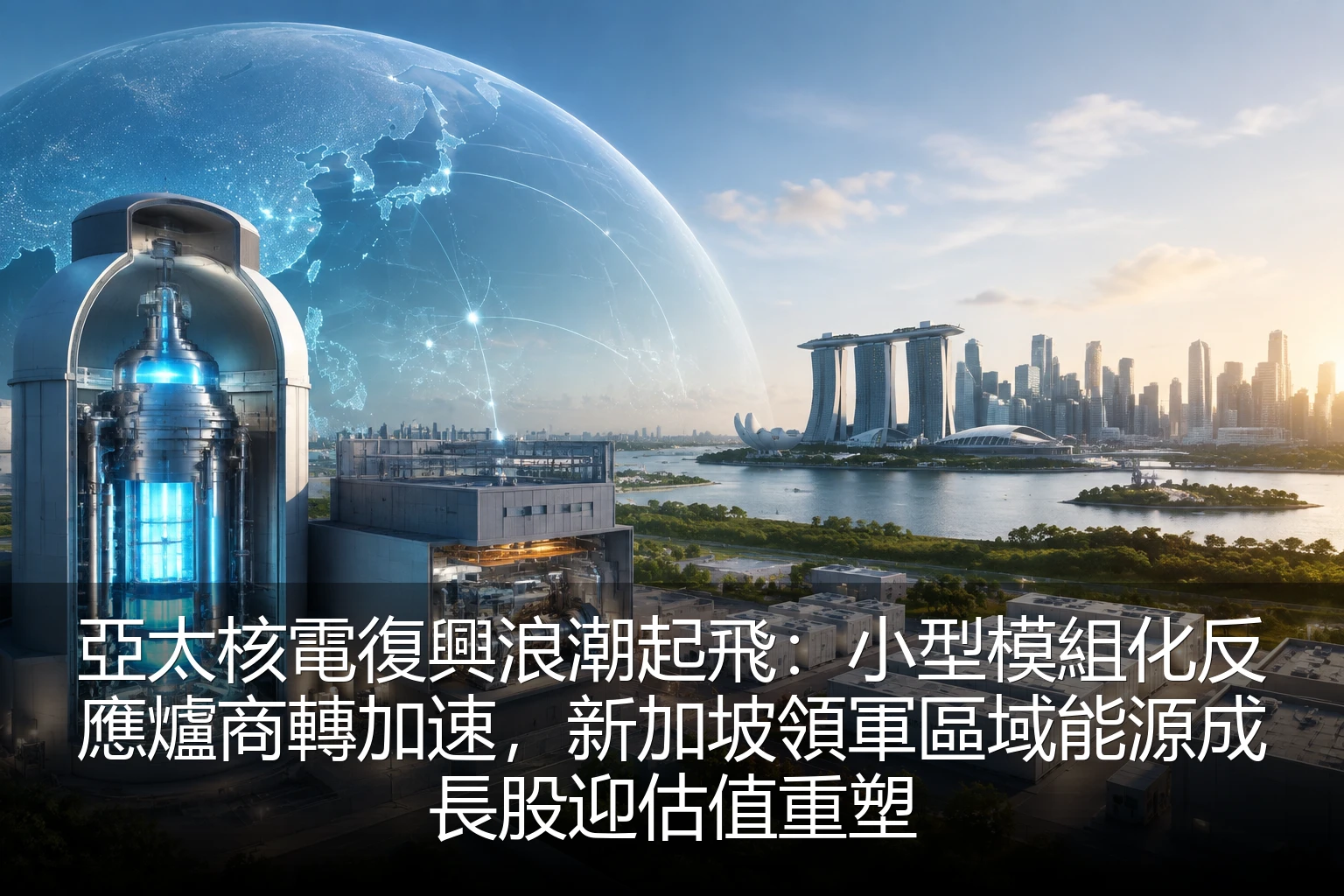 亞太核電復興浪潮起飛：小型模組化反應爐商轉加速，新加坡領軍區域能源成長股迎估值重塑