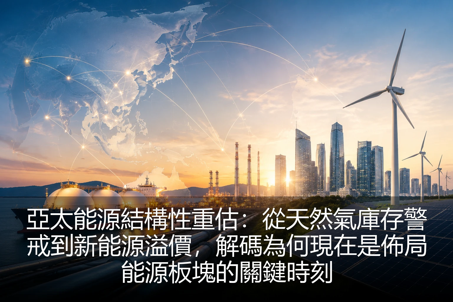 亞太能源結構性重估：從天然氣庫存警戒到新能源溢價，解碼為何現在是佈局能源板塊的關鍵時刻
