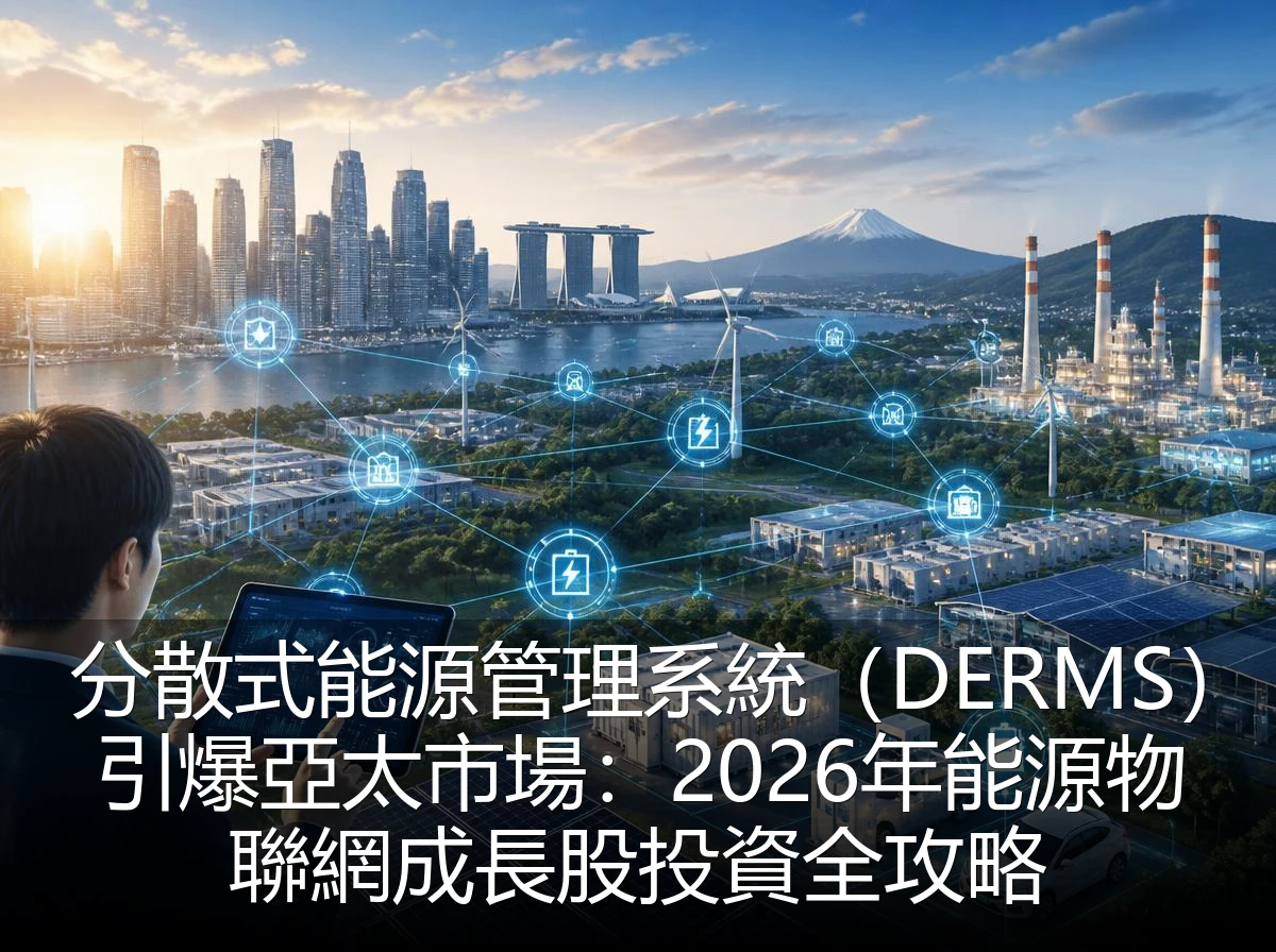 分散式能源管理系統（DERMS）引爆亞太市場：2026年能源物聯網成長股投資全攻略
